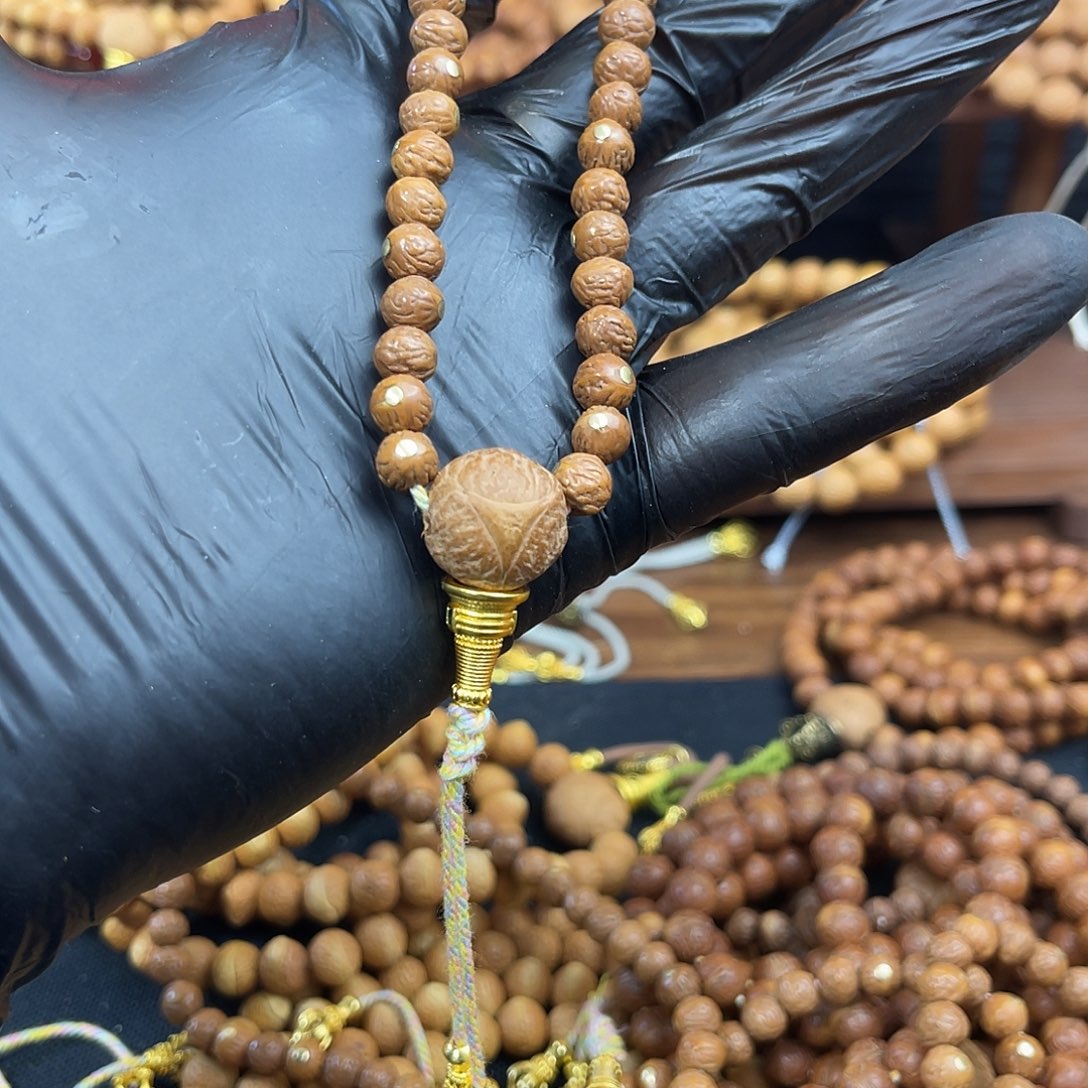 空***白凤眼菩提吊坠酸枣核