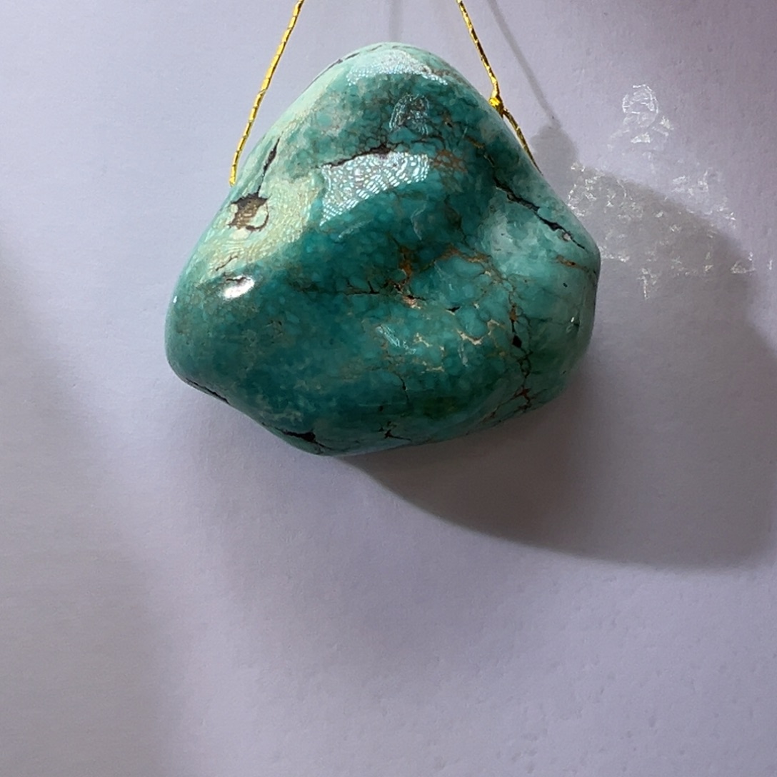 绿松石未镶嵌挂件