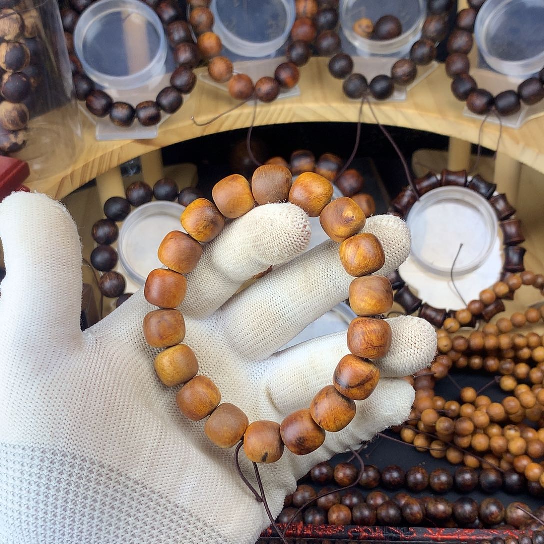 贡木手串/手链1213橘红油粗抛老型特惠福利