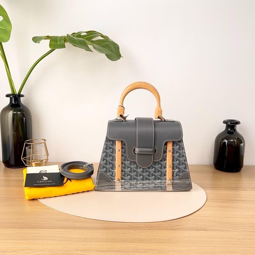 99新 Gaoy/戈雅 【九筒奢品】Saigon 硬西贡/单肩包/0003