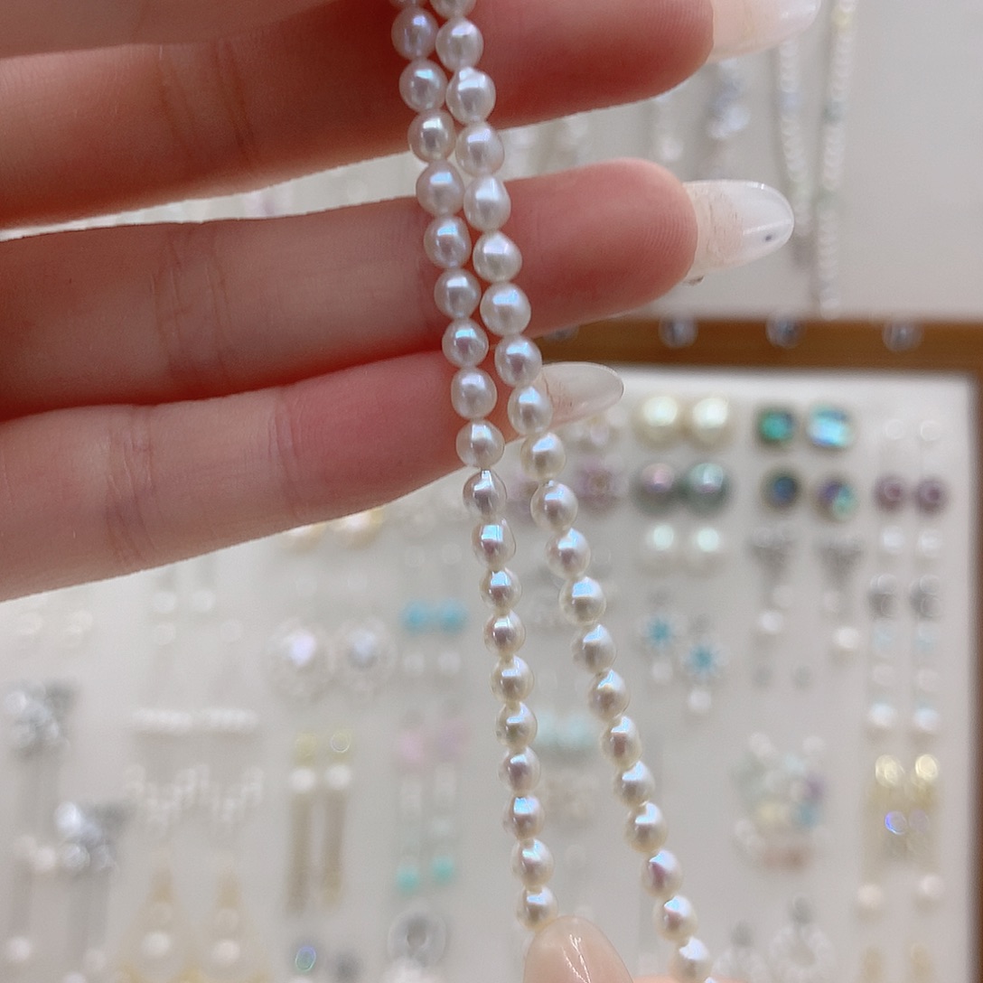 银S925镶嵌淡水珍珠耳饰