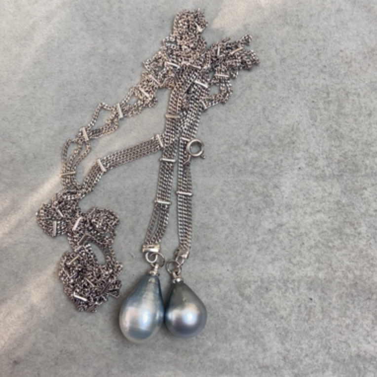 哲糖设计款海水珍珠项链