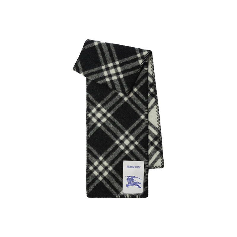「妍妍专属」未使用 BURBERRY/博柏利 格纹羊毛围巾 女款