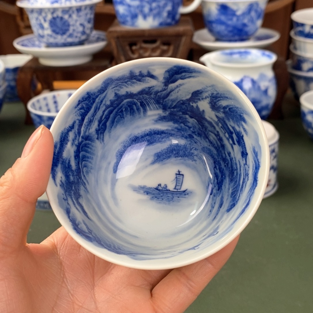 杯景德镇陶瓷手工手绘