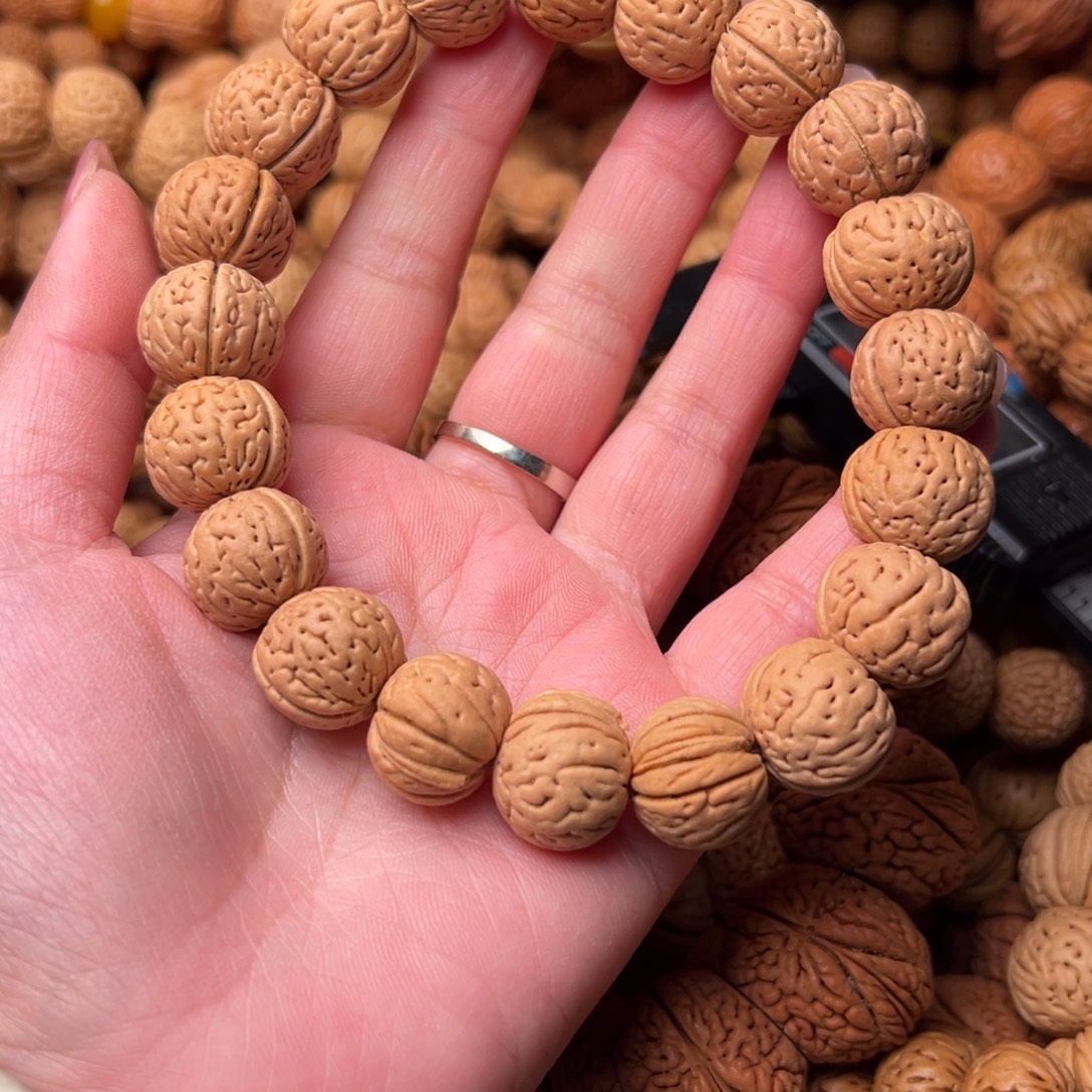 谜***16尺寸野生铁扇桃核