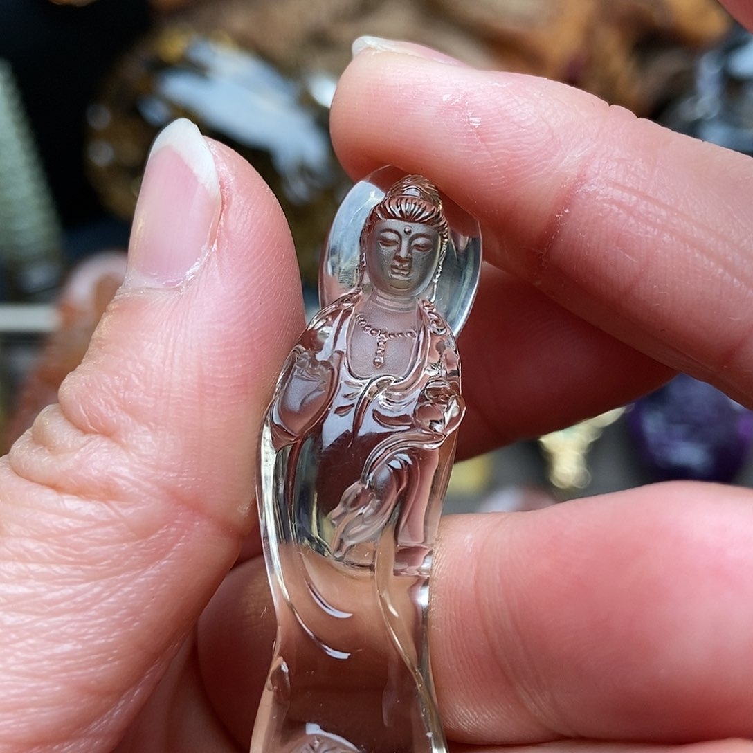水晶天然水晶吊坠未镶嵌
