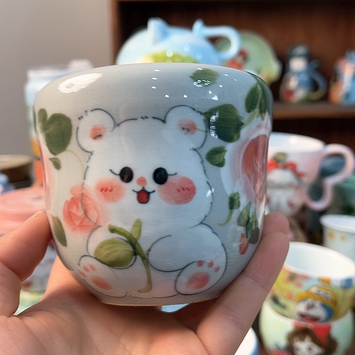 陶景德镇釉下手绘陶瓷 