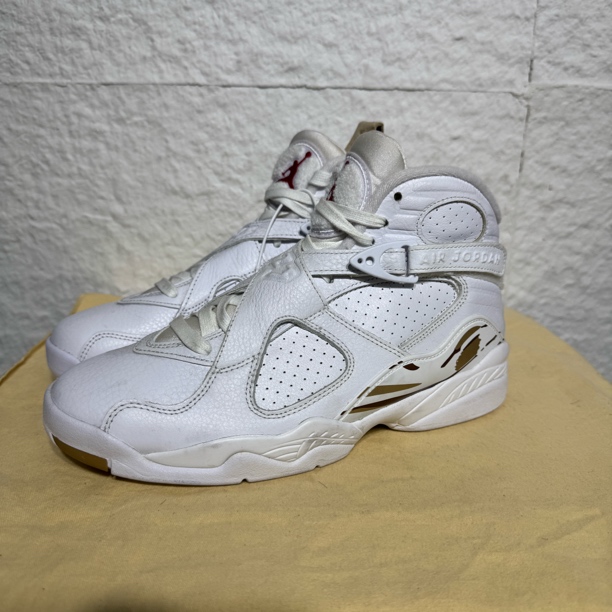 全新未使用 AIR JORDAN 41码 AJ8 OVO猫头鹰联名 白色 球鞋 