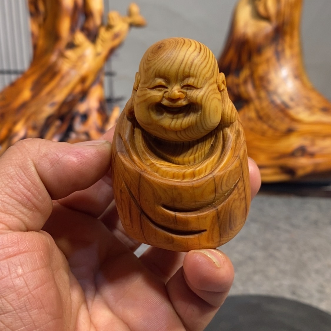 【闪购商品】柏木（崖柏）根雕木雕工艺品摆件家居厂家直销手把件
