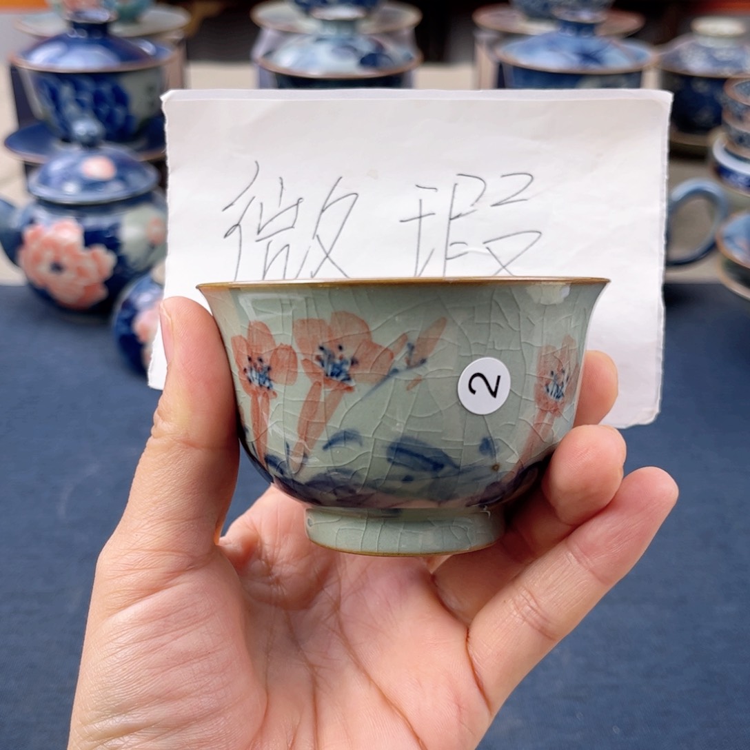 杯景德镇手绘手工茶具