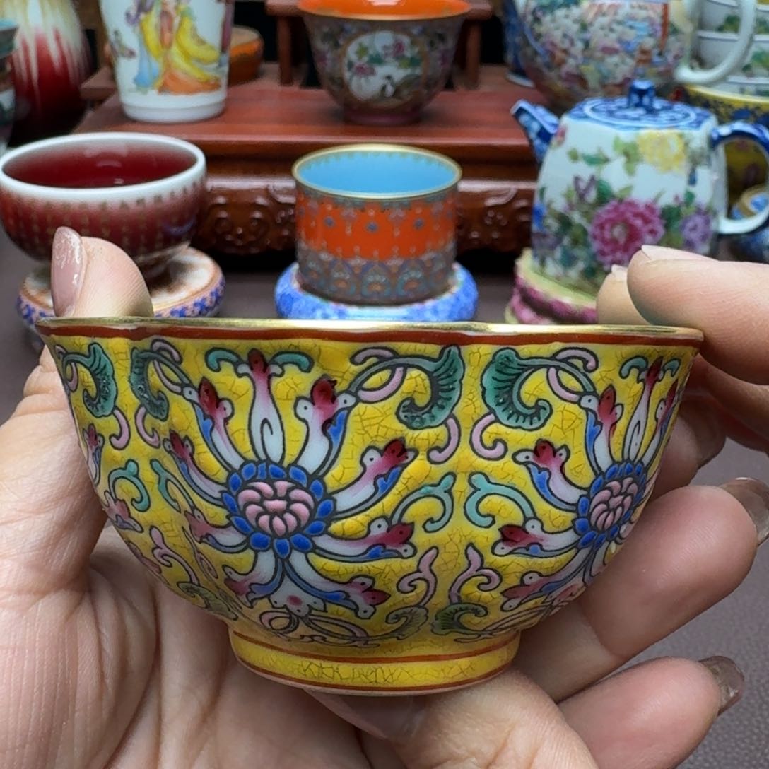 瓷片景德镇仿古手工制作精品展示