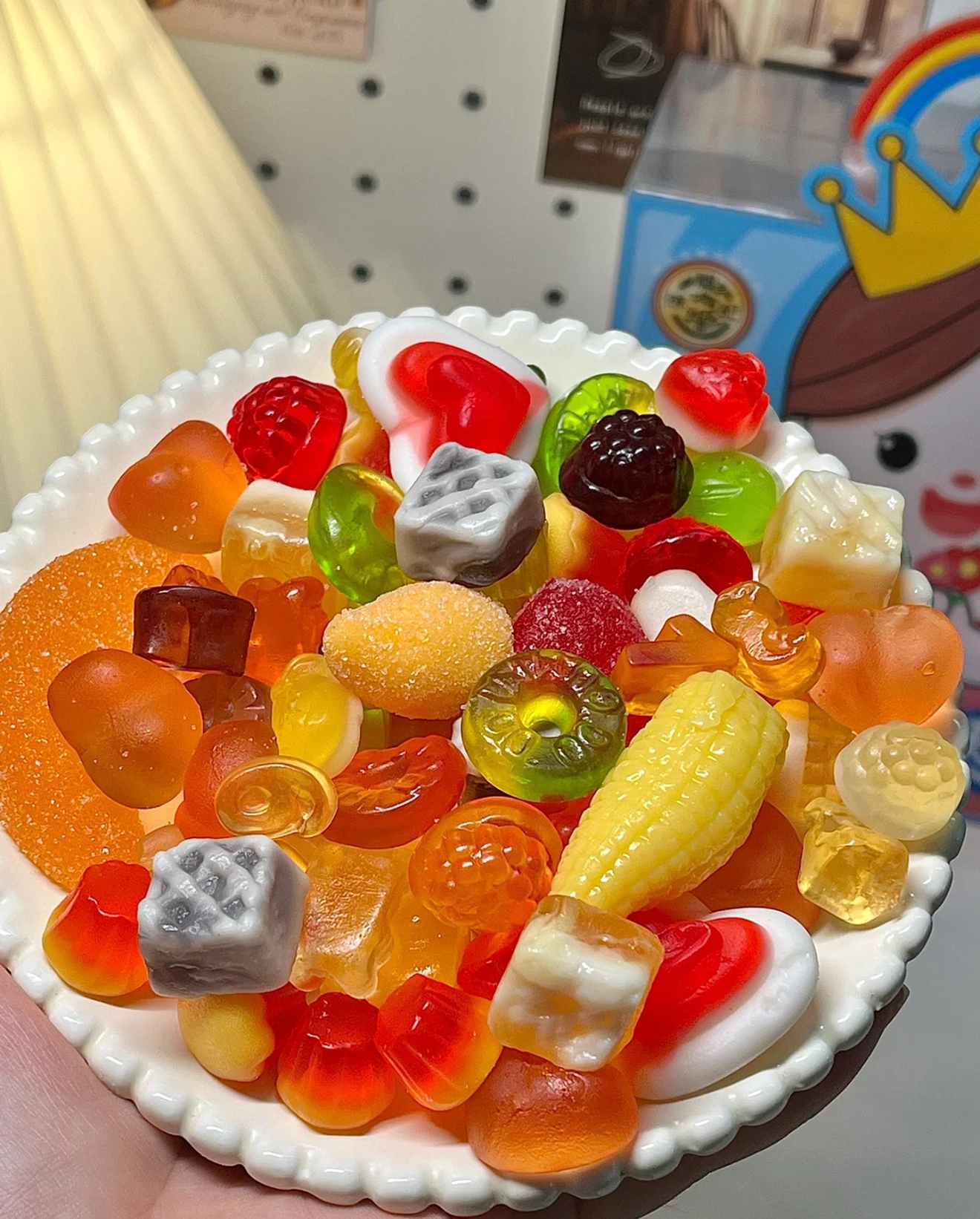 酸砂爆浆涂油水果味橡皮糖混搭酸甜解馋休闲零食【1】