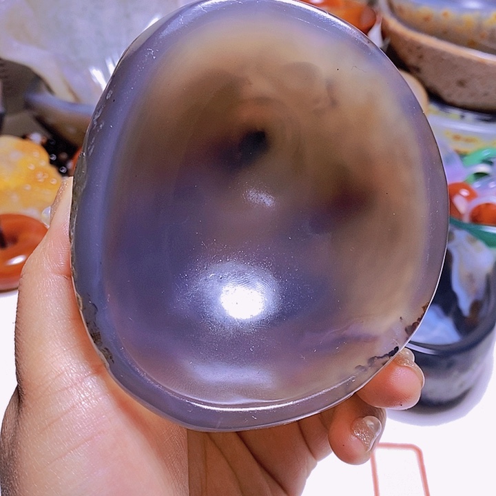 玛瑙/玉髓，未镶嵌浪***头