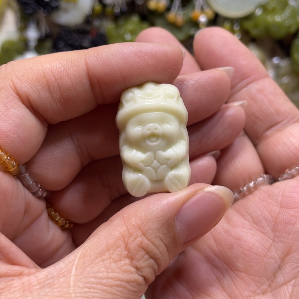 【闪购商品】岫玉颈饰未镶嵌86吊坠