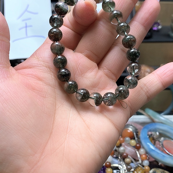 水晶水晶手链未镶嵌?****渣