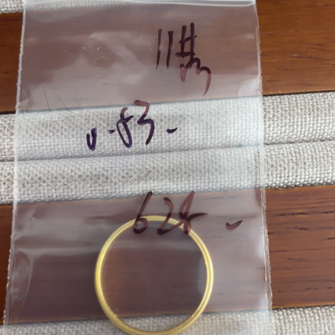 克重0.53 11号 猫眼戒指 足金999