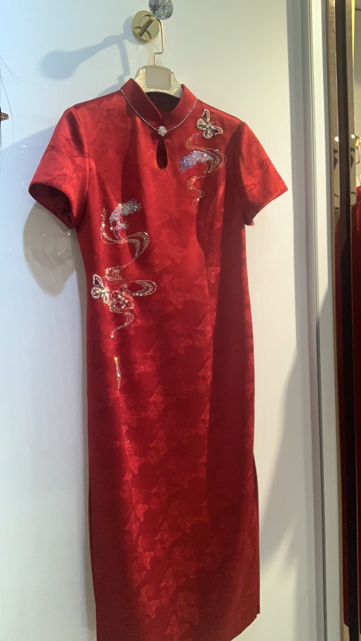 喜婆婆喜妈妈旗袍礼服敬酒服