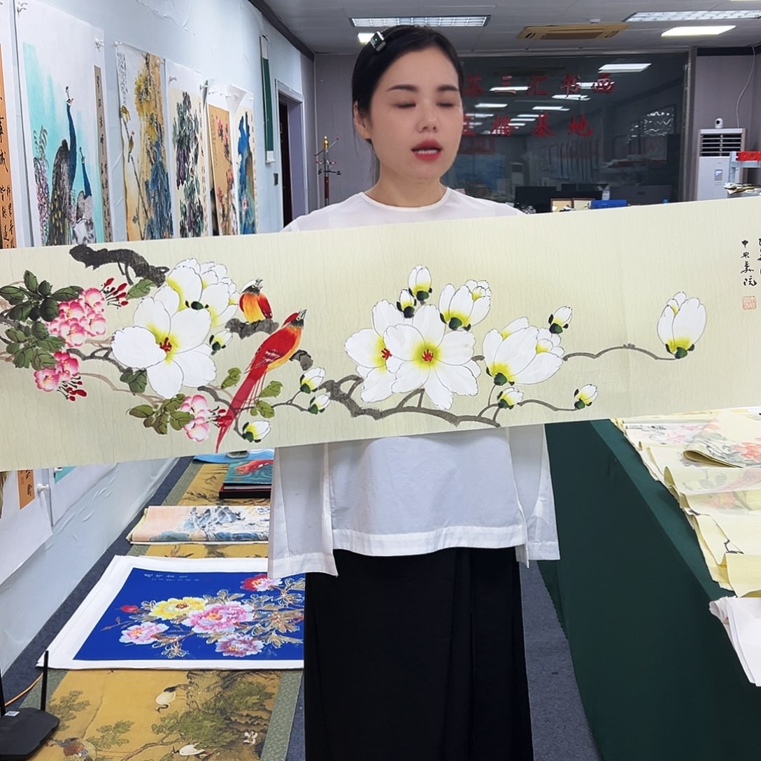 国画国画作品纯手绘作品