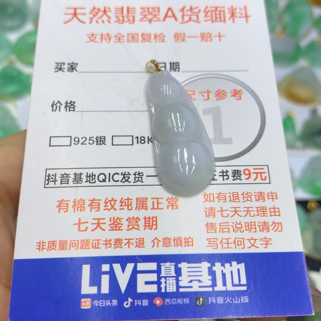 翡翠颈饰未镶嵌翡翠