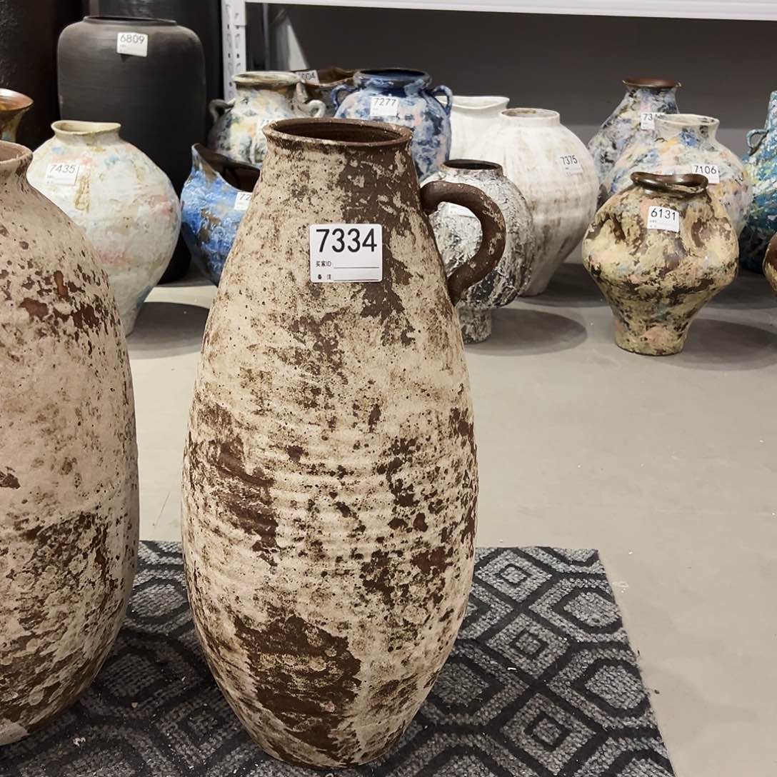 瓶7334高53口9陶瓷花瓶无孔