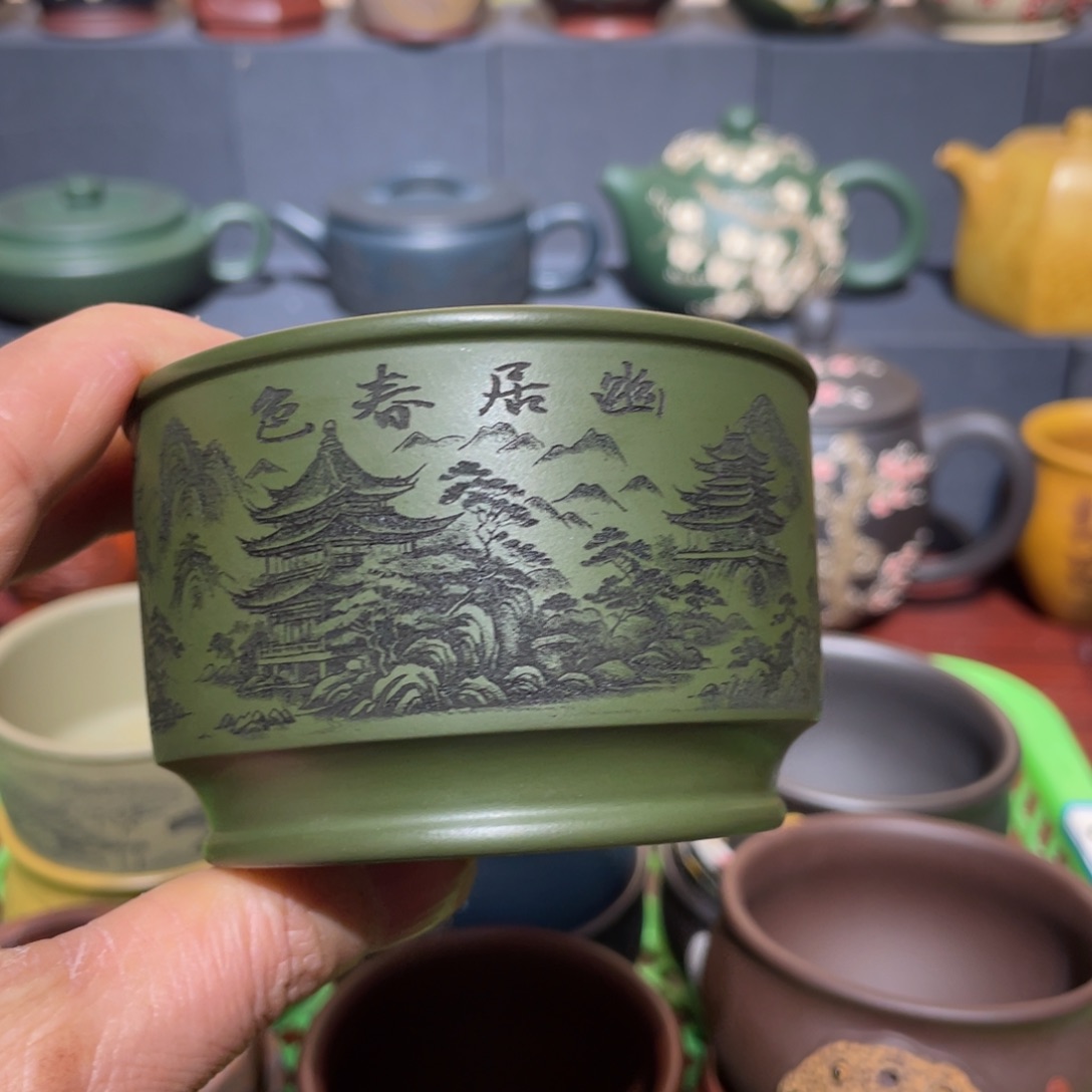 原矿紫砂手工主人杯