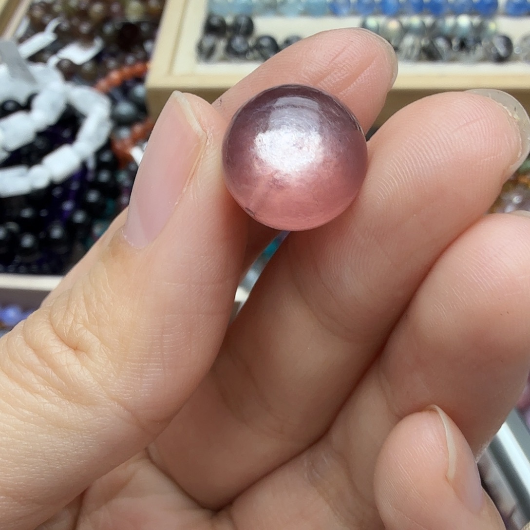 水晶手链未镶嵌定制云母一颗