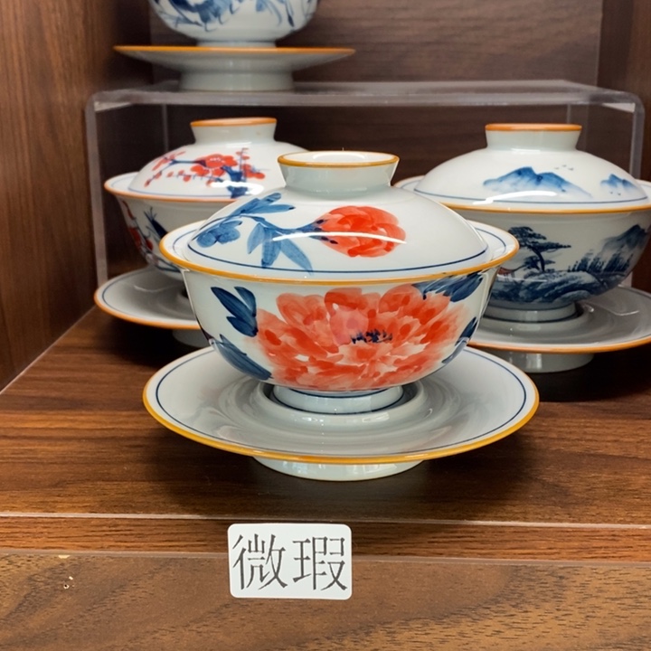 釉下老陶泥手工绘制