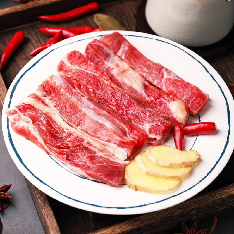 青草家新疆牛肋条1.5kg