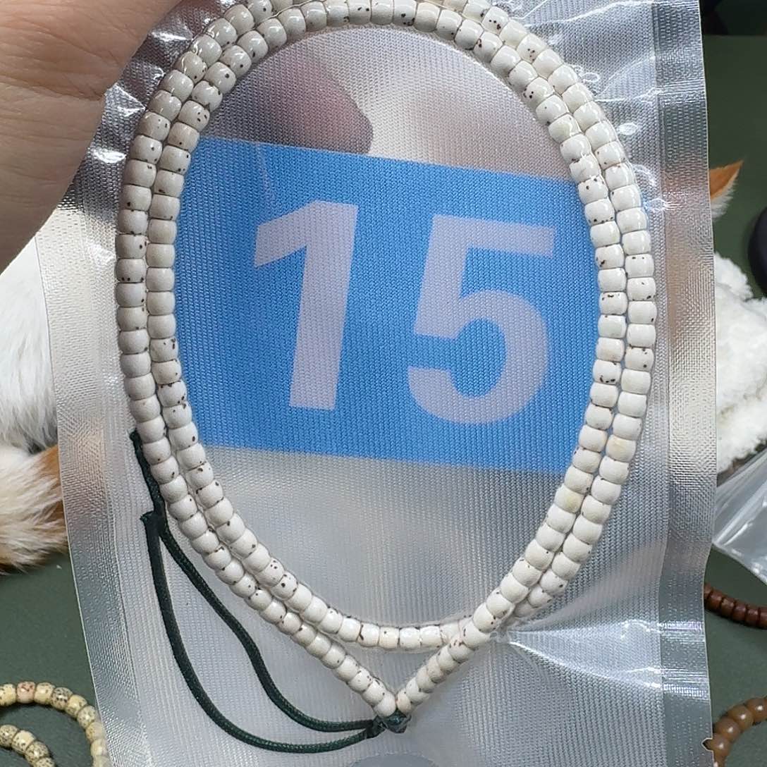 星月菩提吊坠大留白108。54尺寸。15