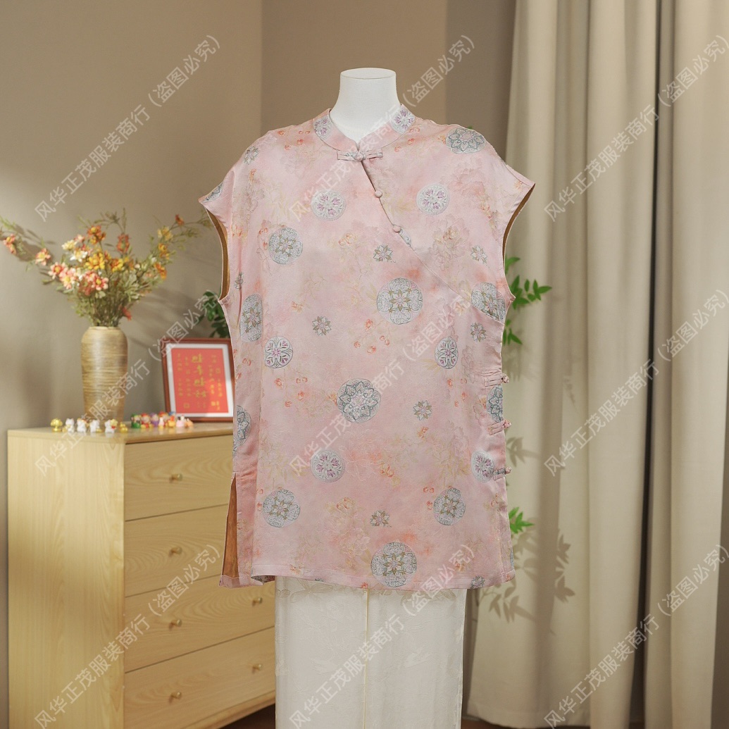 【3508】 2025-新中式国风重工提花春款飞袖气质裙