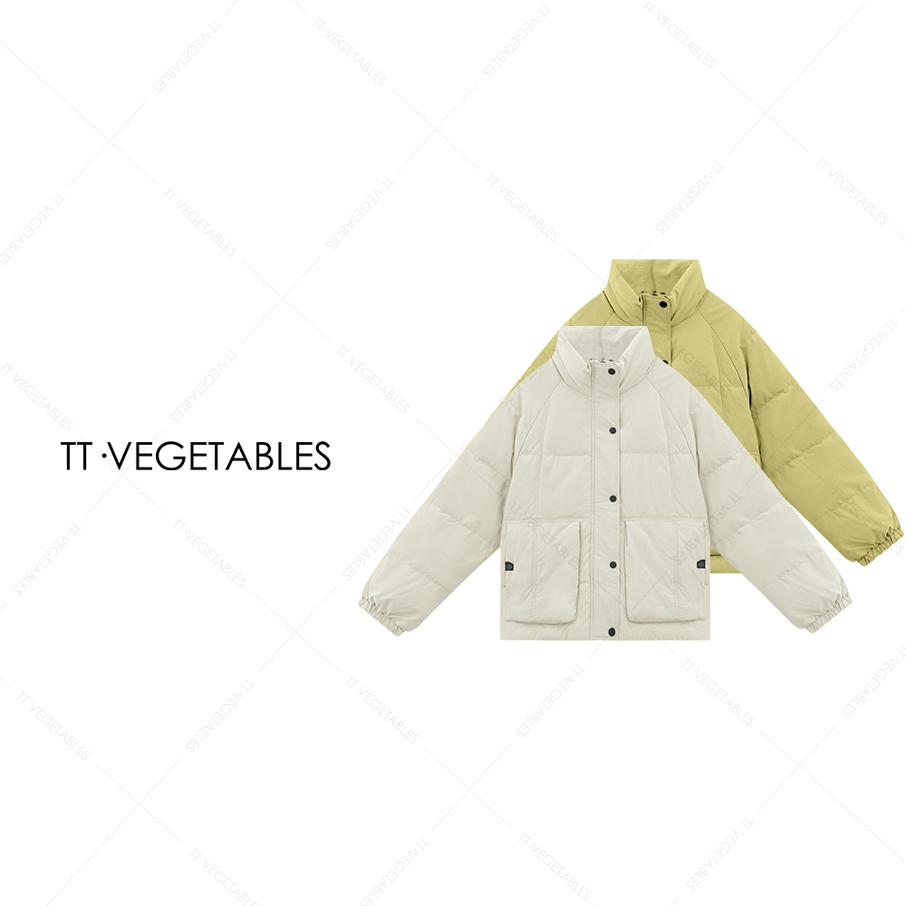 噢芬/小个子 【杞荔】白鸭绒秋冬保暖圆领短款羽绒服外套522711