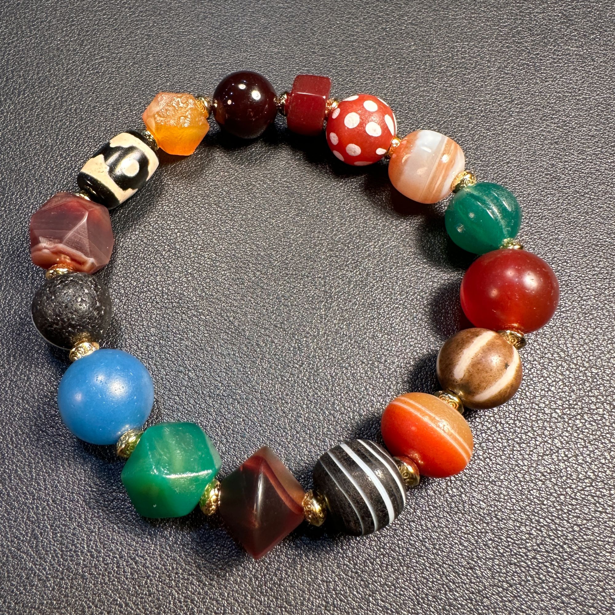  19世纪多宝玛瑙 手串 333-863