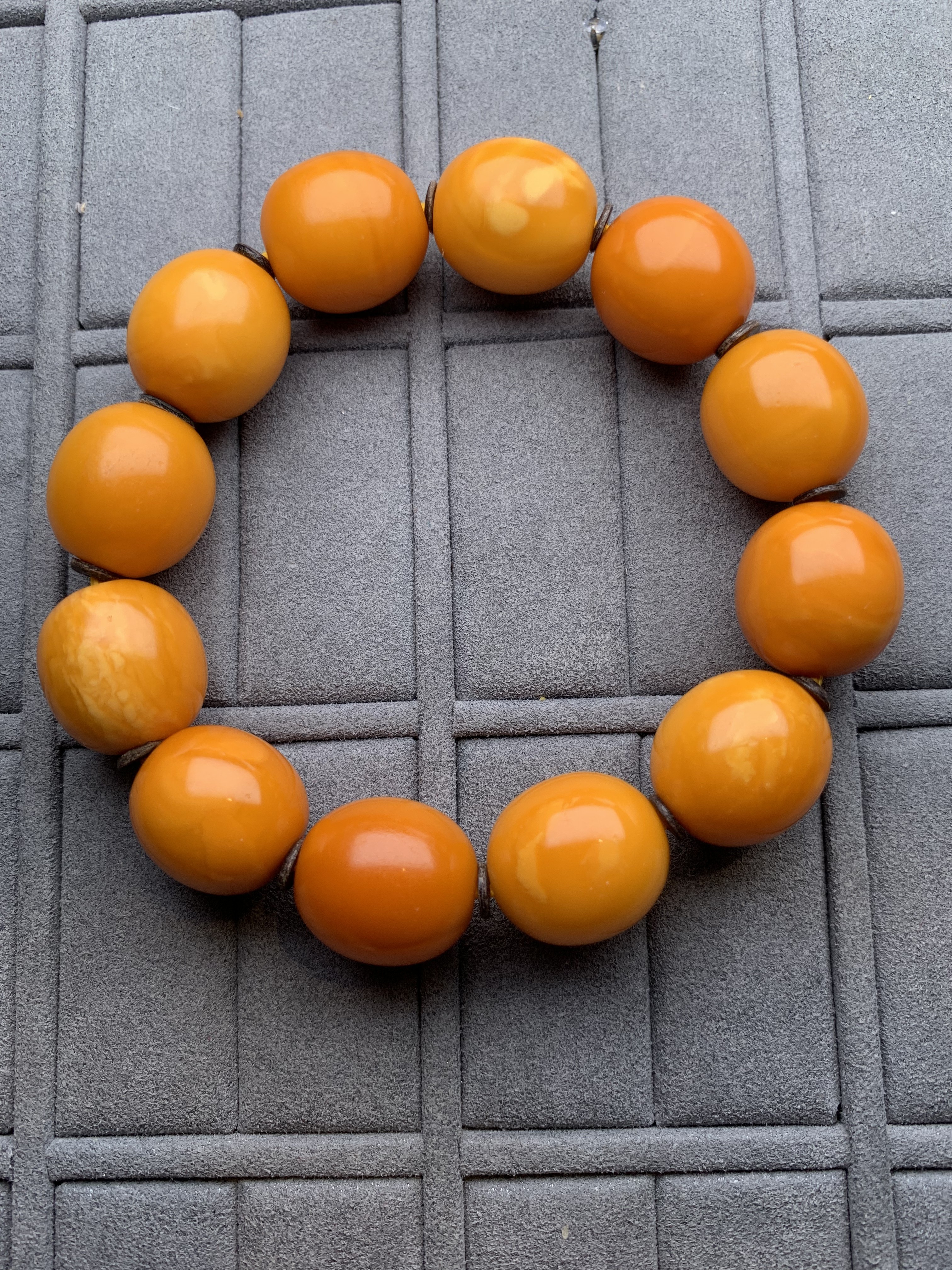 欧洲老蜜蜡胖枣手串