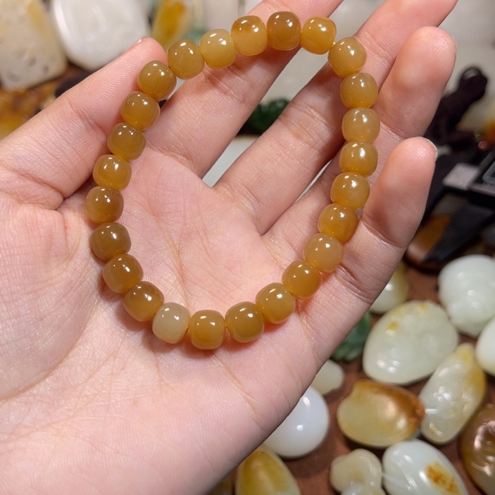 和田玉颈饰未镶嵌