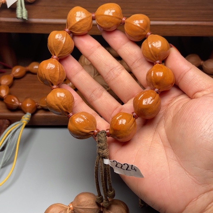 爱***鱼橄榄核手串/手链22大尺寸亮面款