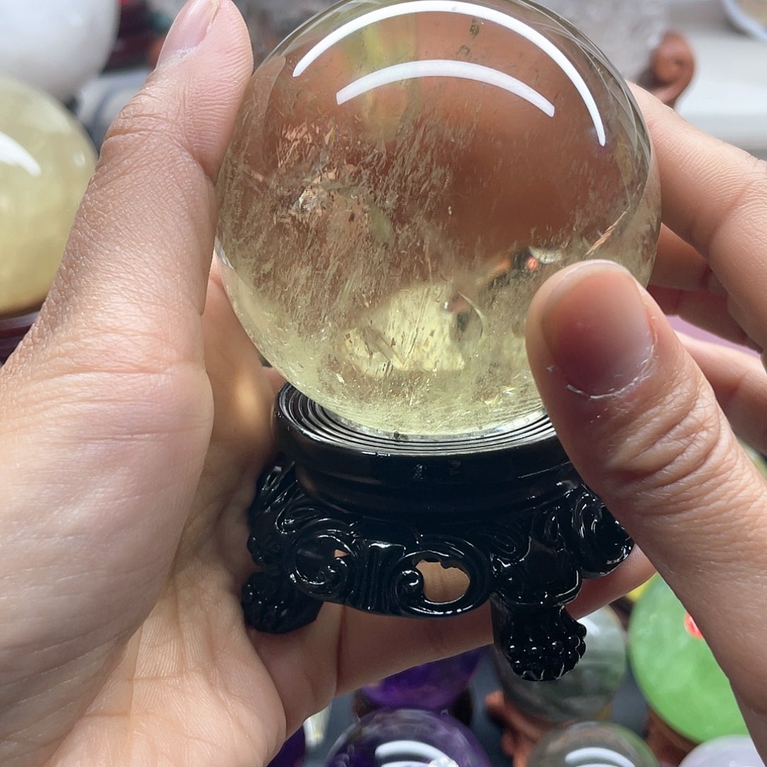 黄卡7厘米A739未镶嵌水晶Y**y