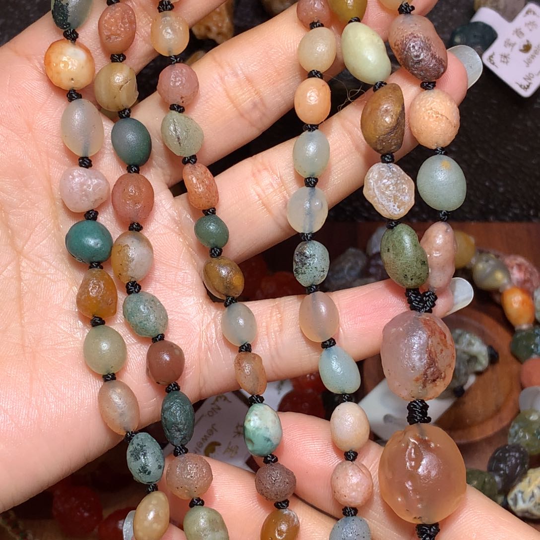 未镶嵌玛瑙/玉髓珠宝半成品