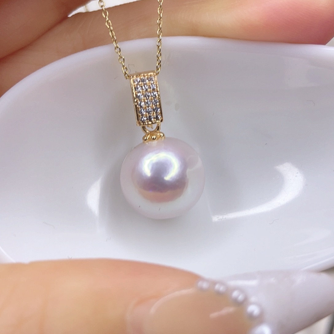 淡水珍珠未镶嵌吊坠(赠链)