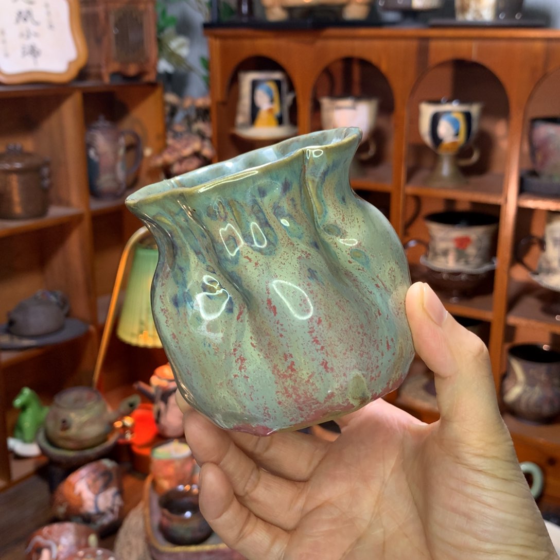 陶小福袋花器罐子