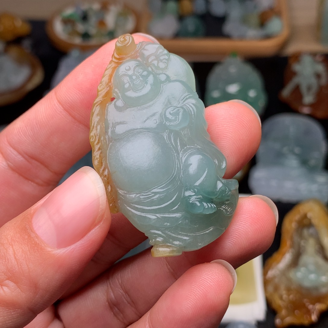 定制翡翠未镶嵌佛公