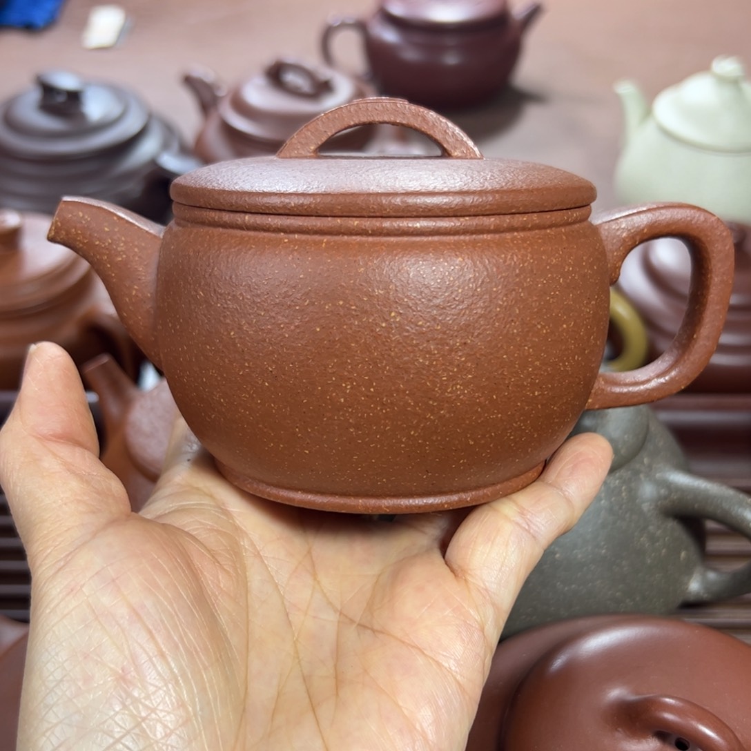 段泥茶壶红降坡 汉瓦 240cc