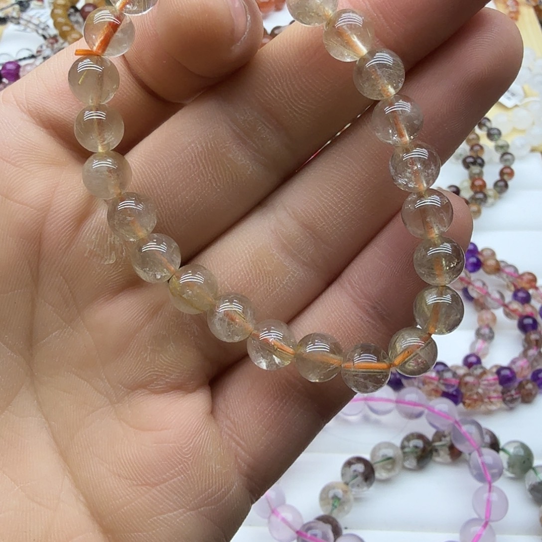 水晶手链未镶嵌天然