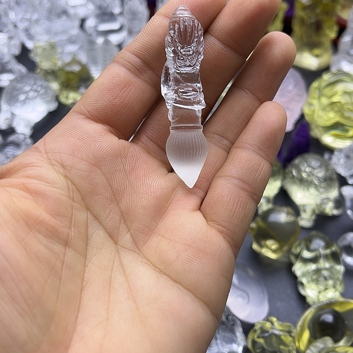 水晶摆件未镶嵌吊坠