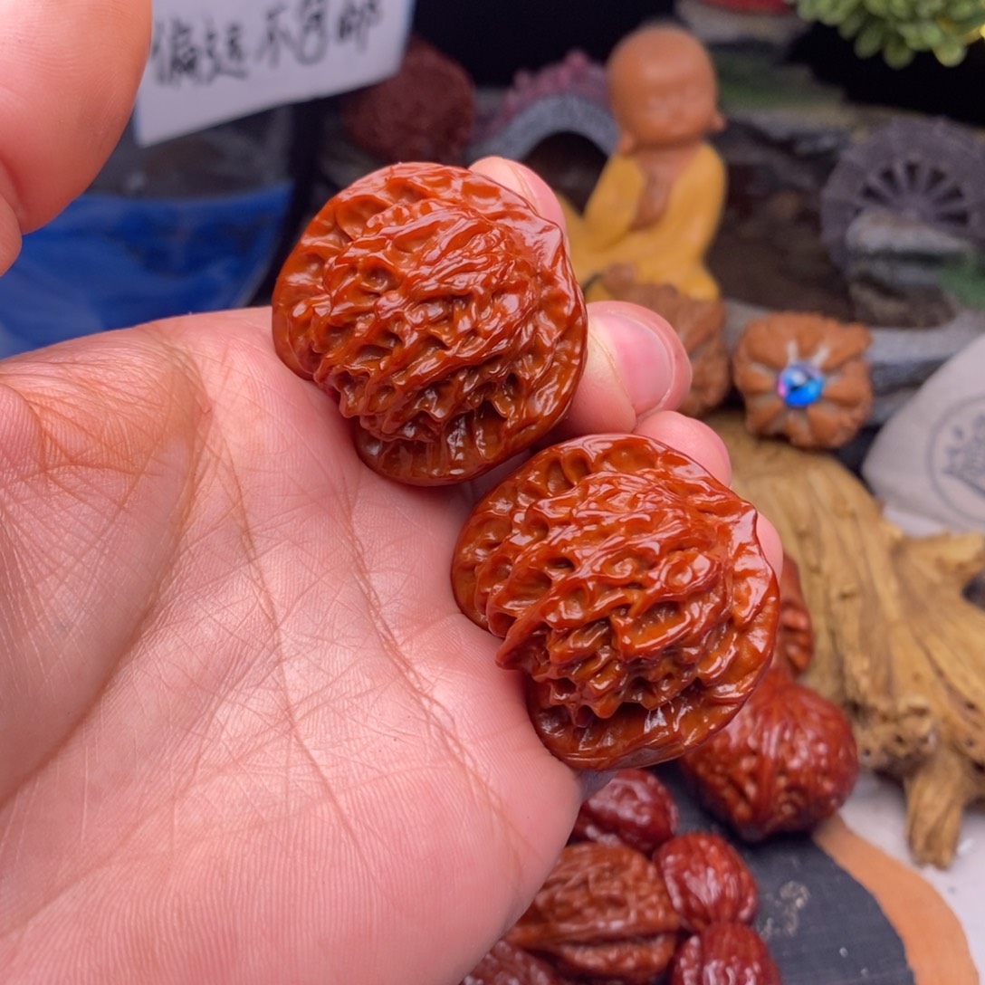 文玩核桃把件盘山公路子帽福利边39肚34全品