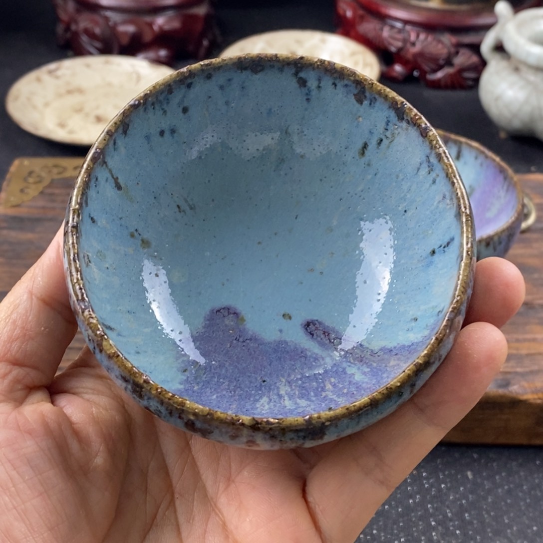 摆件钧窑的一个泡泡盏