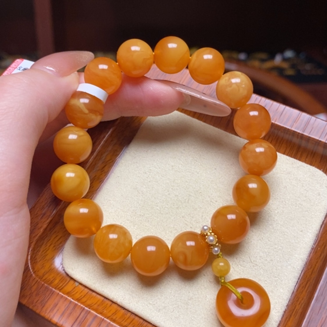 【闪购商品】蜜蜡手链未镶嵌手串