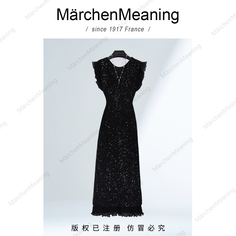 MärchenMeaning显瘦气质夏季新款高级百搭长款连衣裙静静15