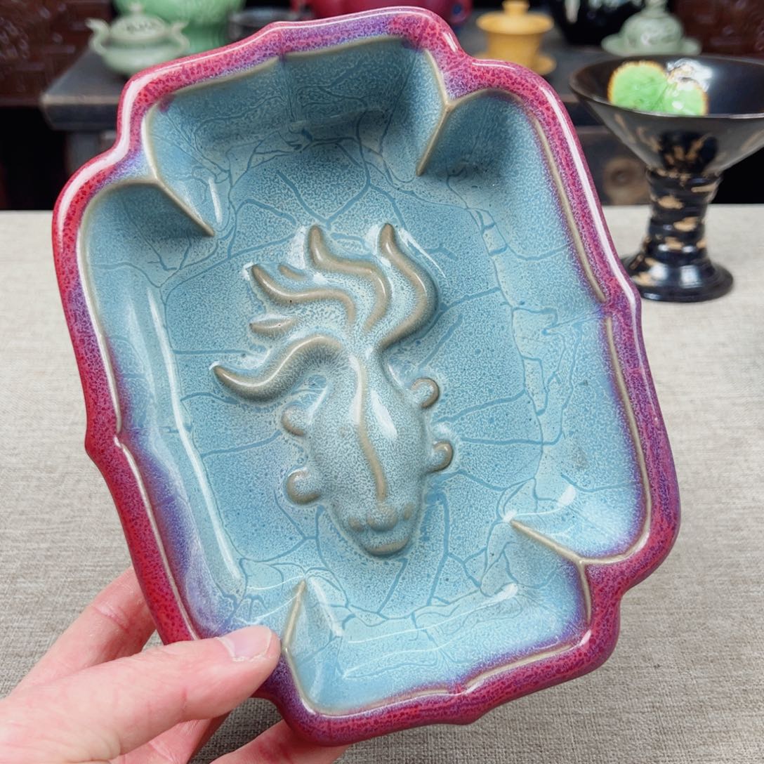 瓷片正能量陶瓷艺术品