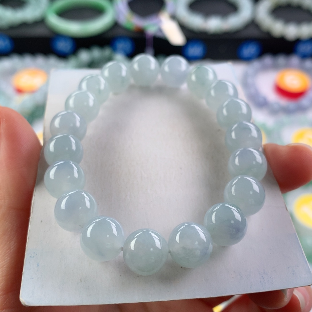 翡翠未镶嵌手链卡10