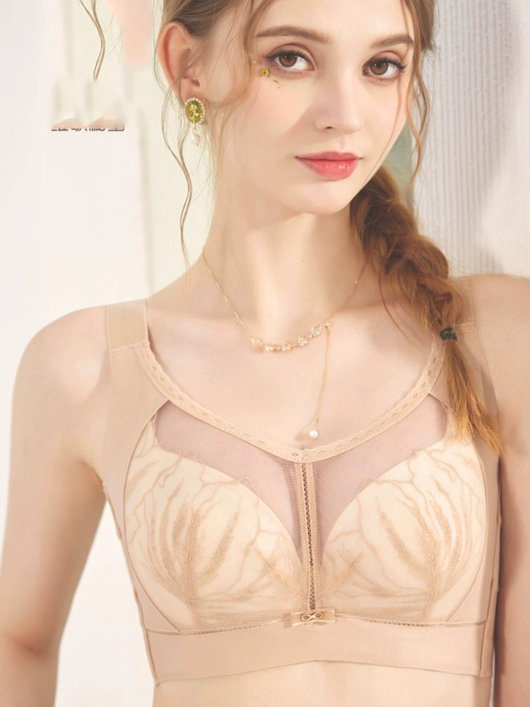 每内大胸专属大显小超薄CD杯超轻收副乳调整型全罩女士文胸罩9127